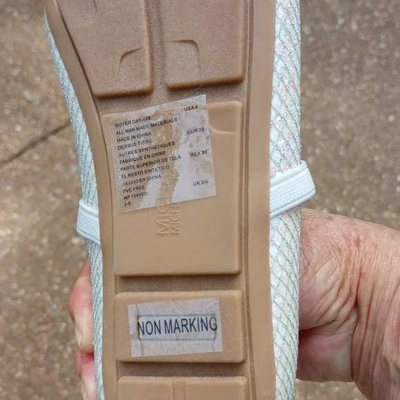 Michael Kors Glitter Ballet Flats - Picture 5 of 6